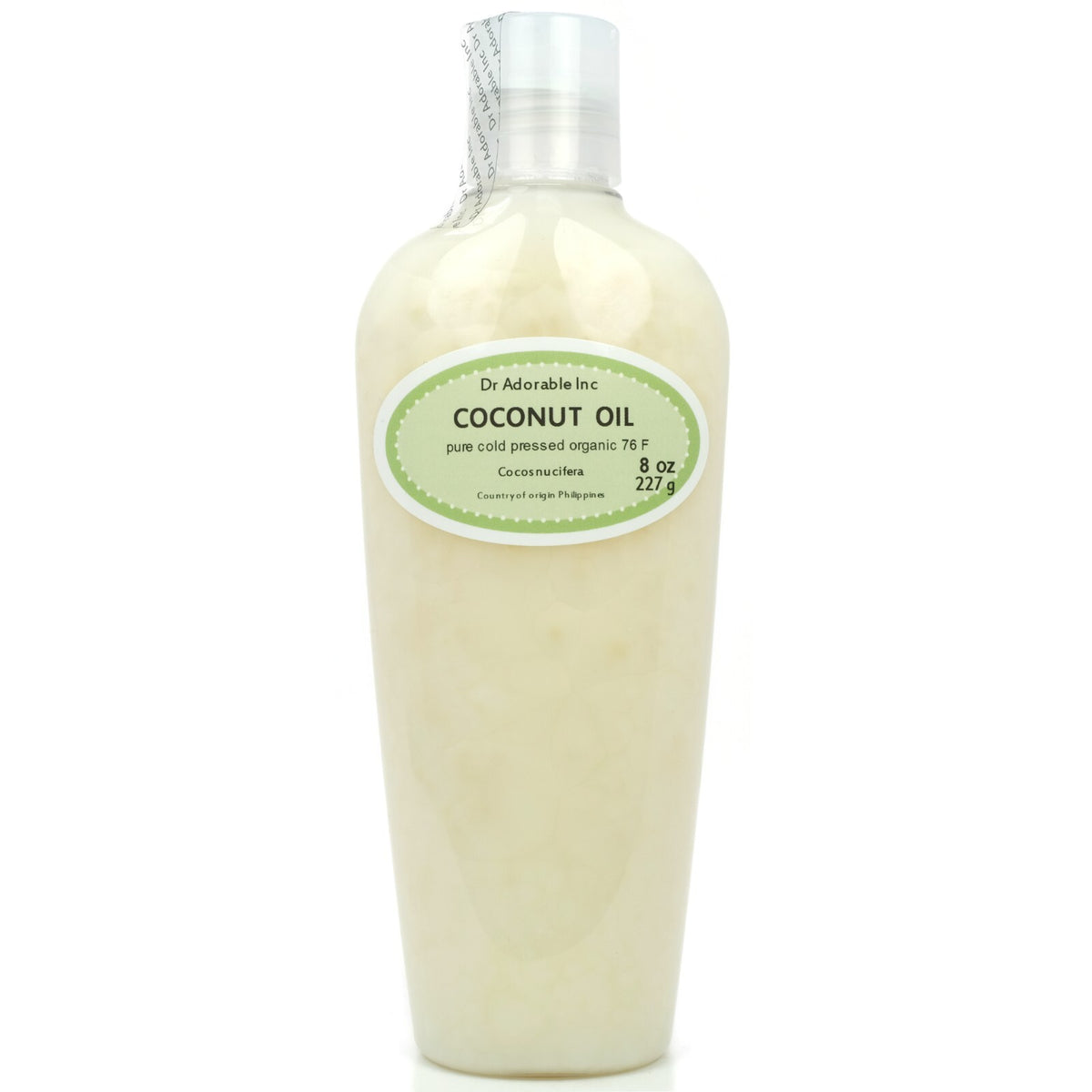 Pure Coconut Oil – 100% Organic Cold-Pressed