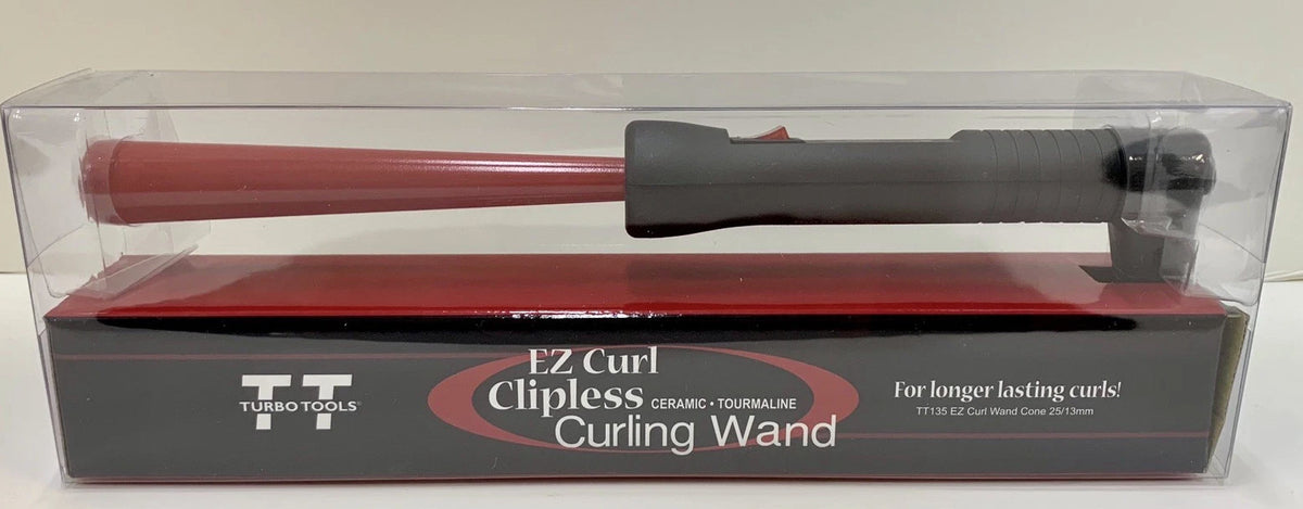 EZ Curl Clipless Curling Wand - Hair Styling Tool for Beautiful Curls