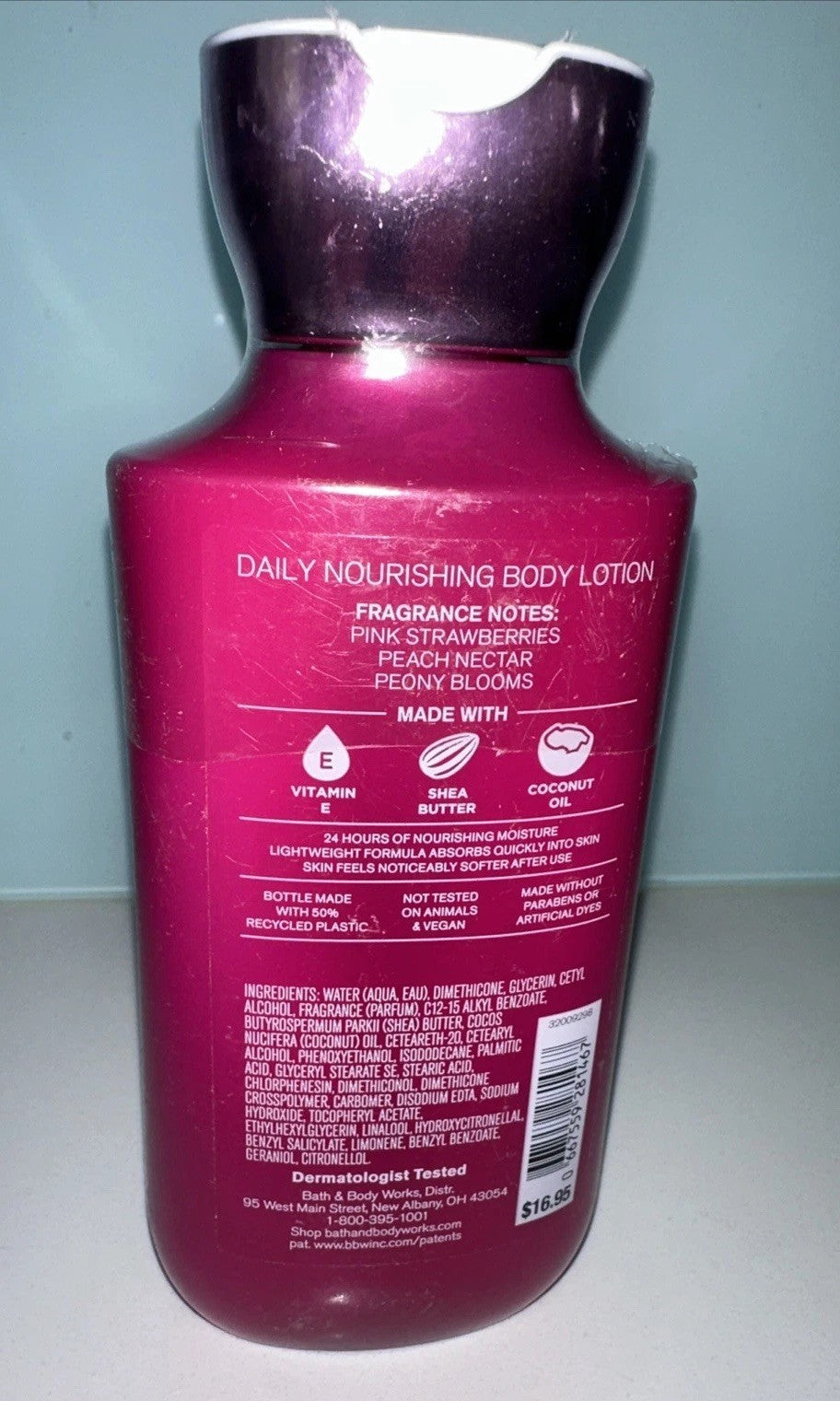 Gingham Gorgeous Body Lotion 8 oz with Vitamin E