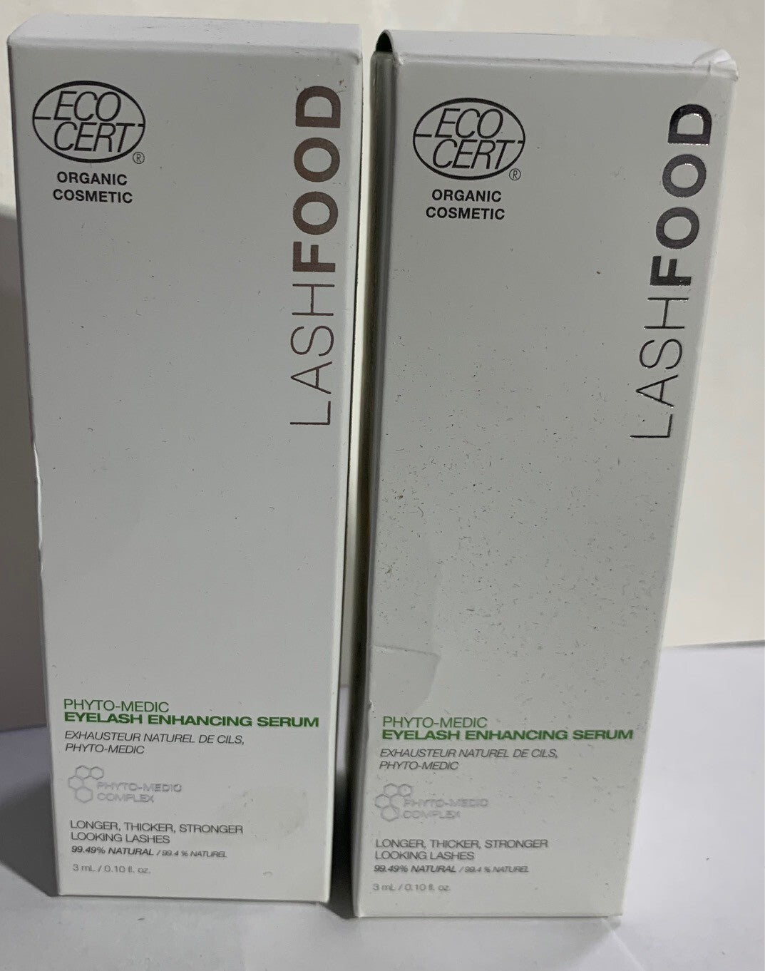 Eyelash Enhancing Serum by LashFood - Phyto-Medic 0.10 oz Pack of 2