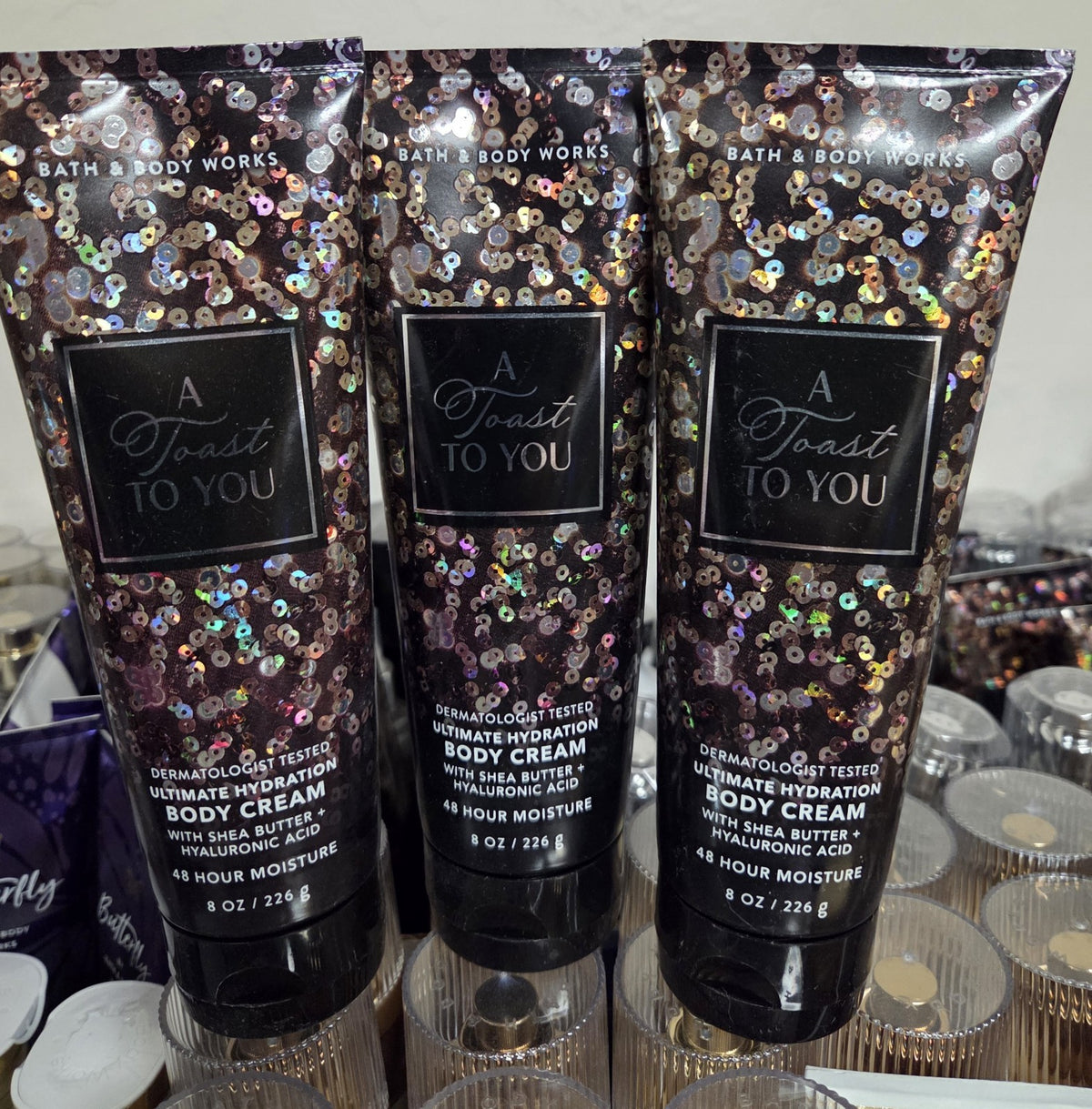A Toast To You Cream Tube Lotion Set of 3