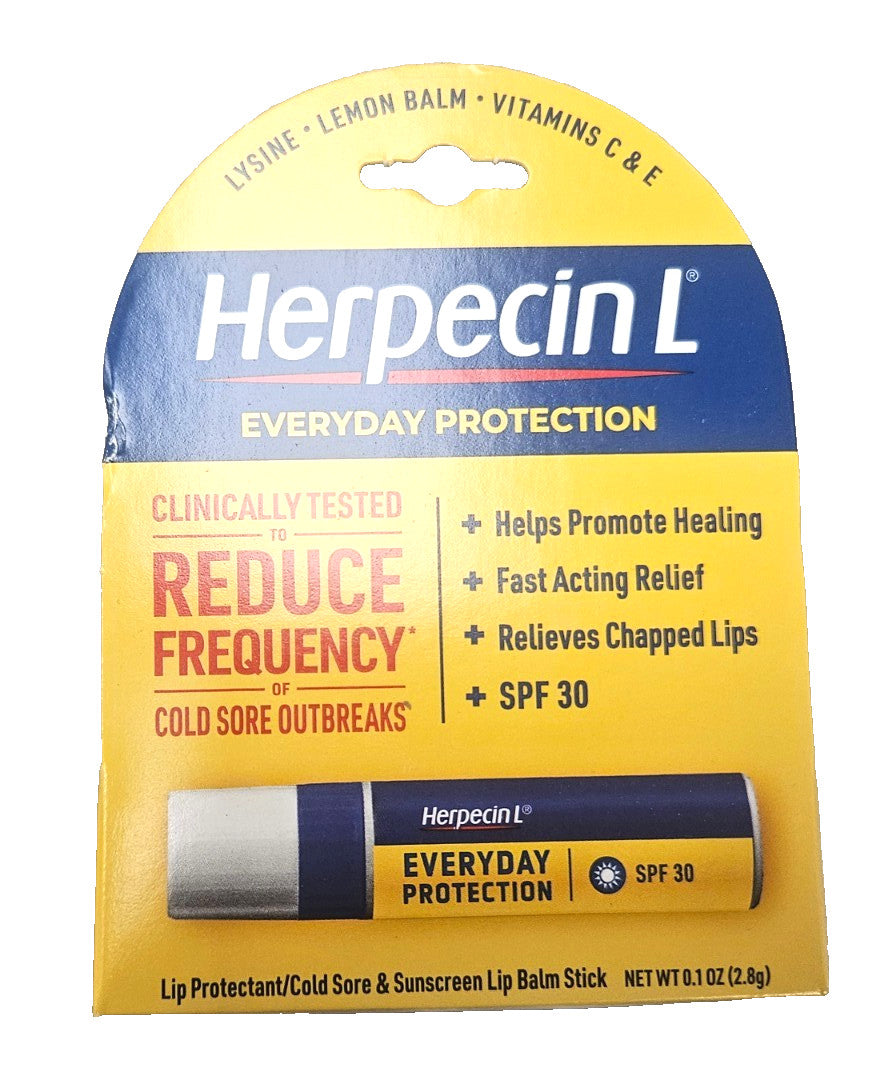 Herpecin L Lip Balm SPF 30 for Cold Sores & Dry Lips 0.1oz