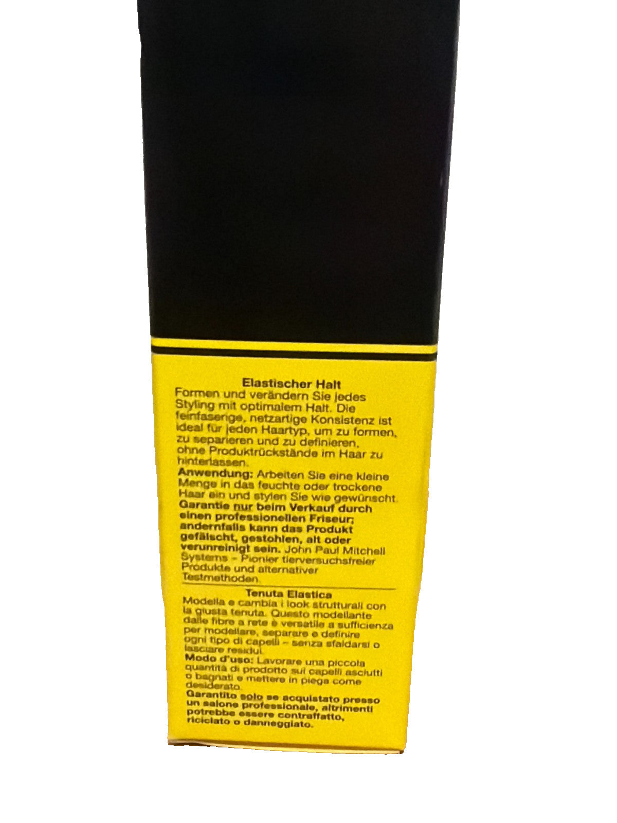 Elastic Hold Styling Paste for Hair - Texture & Reworkable Finish - 2.5 oz