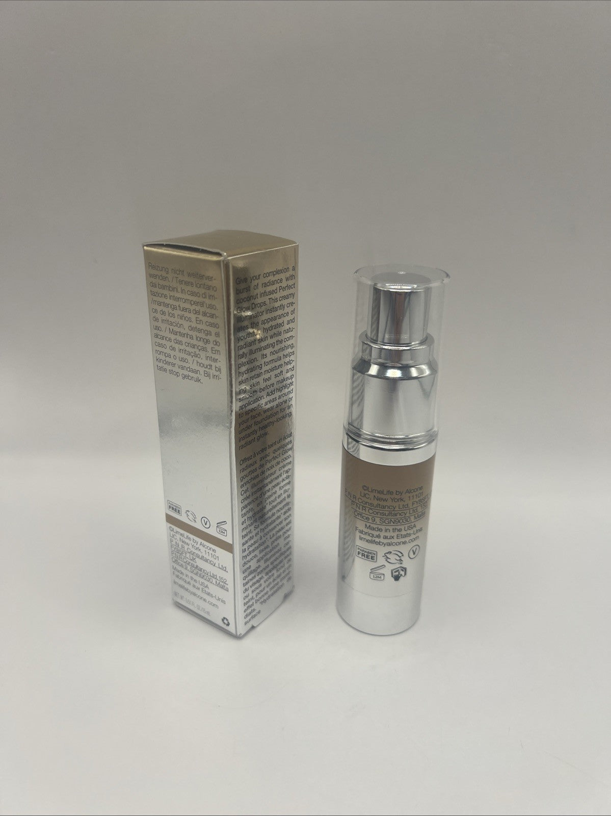 LIMELIFE BY ALCONE Perfect Glow Drops Coconut Illuminator Champagne