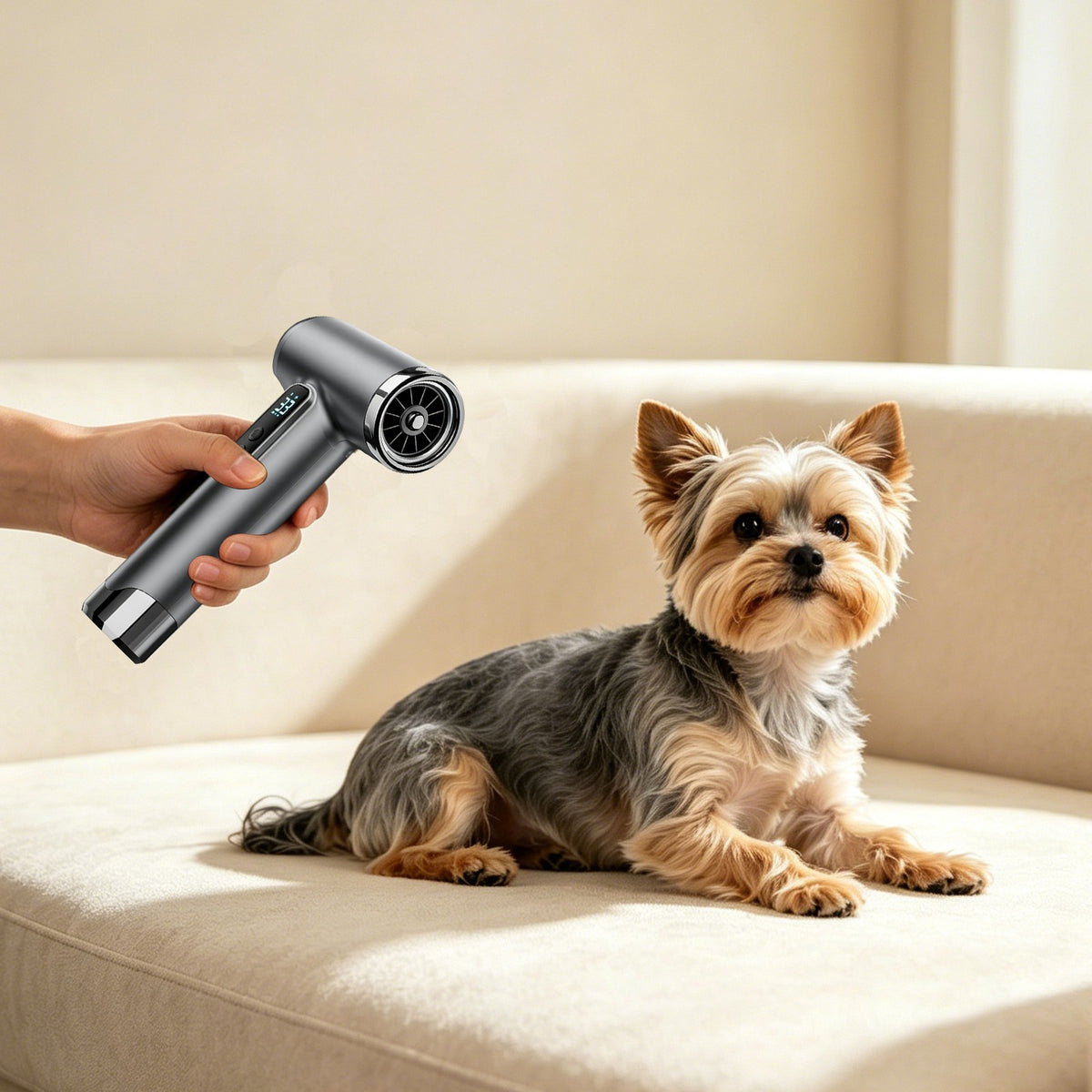 Wireless Portable Hair Dryer with 3-Speed & Temperature Settings for Travel