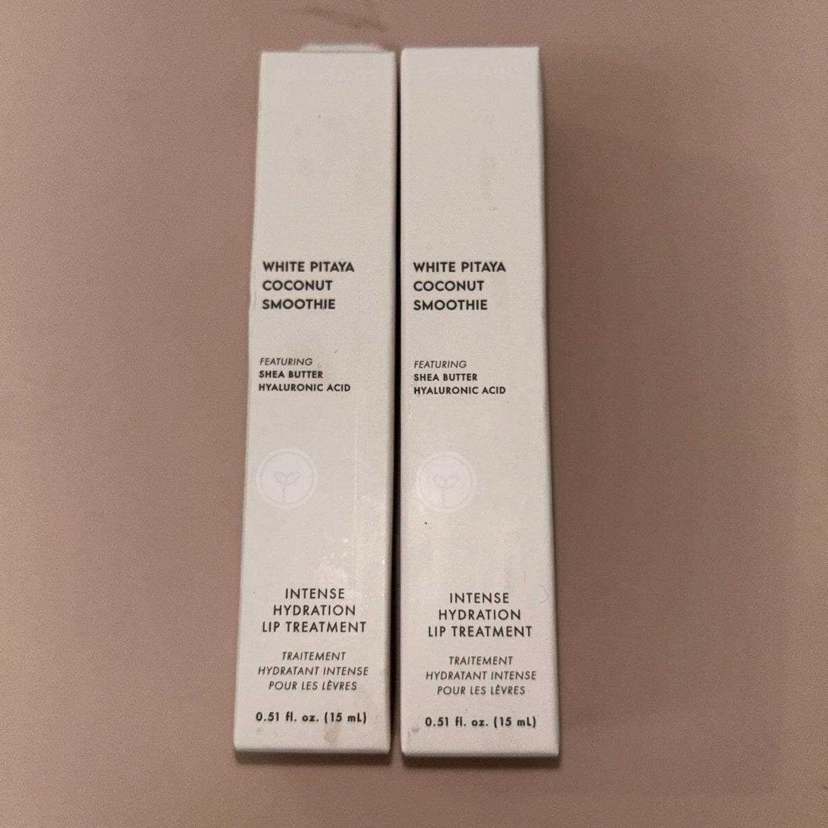 Lip Treatment Set - White Pitaya Coconut Smoothing Lip Care 2 Pack