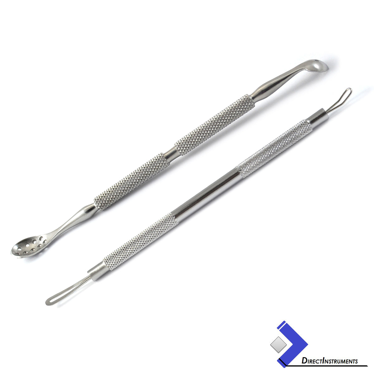 2 Pack Comedone Extractor Acne Pimple Spot Blackhead Remover Facial Tool