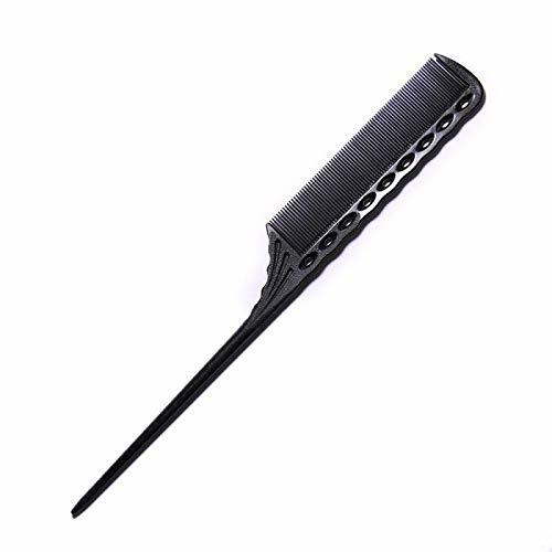 YS Park 115 Super Tint Rat Tail Comb Thin Carbon Hair Styling Comb