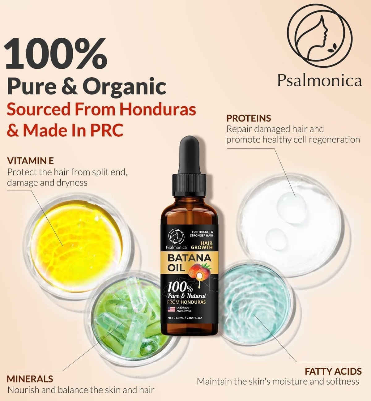 Batana Root Activator Scalp Serum for Hair Loss & Thinning