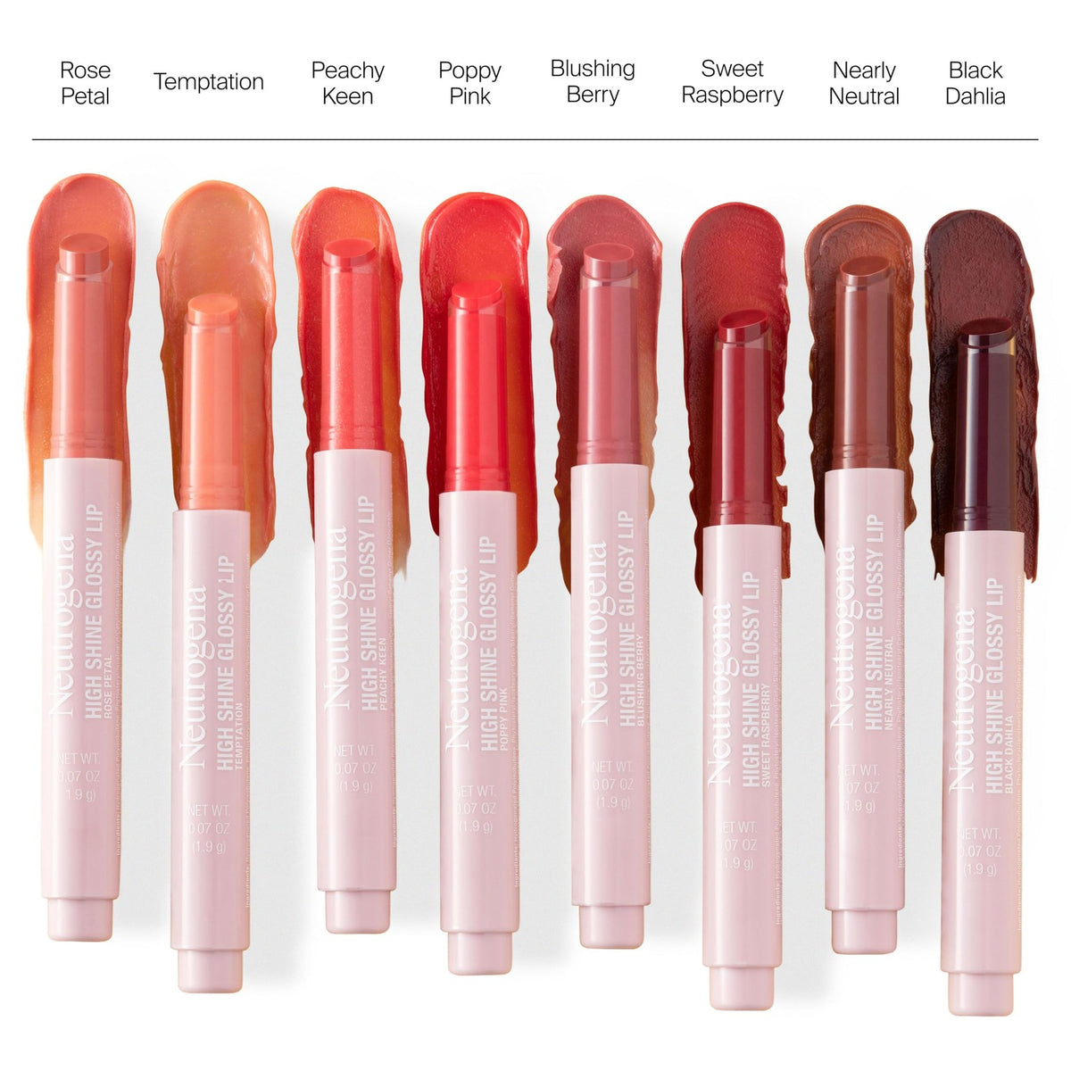 High Shine Glossy Lip Balm in Temptation - Nourishing Lip Gloss & Color