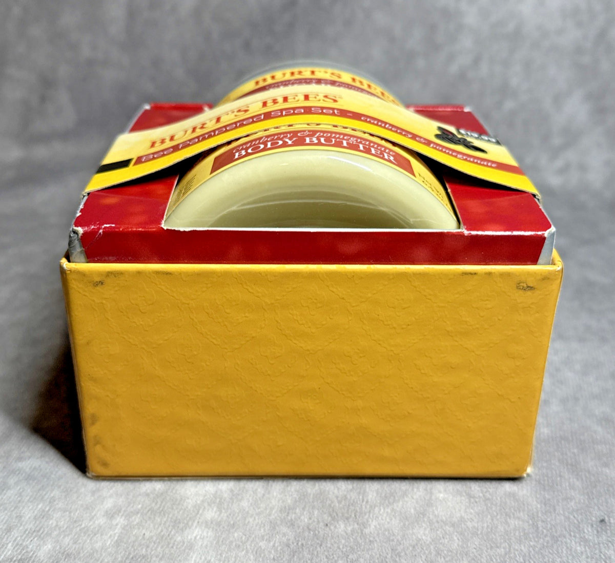 Burt's Bees Cranberry & Pomegranate Sugar Scrub Body Butter Set 8oz