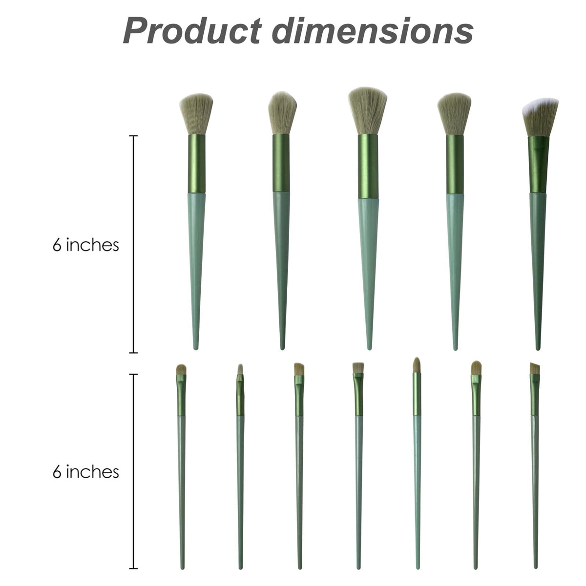 13 Pcs Makeup Brush Set for Foundation Eyeshadow Face Blush Cruelty-Free