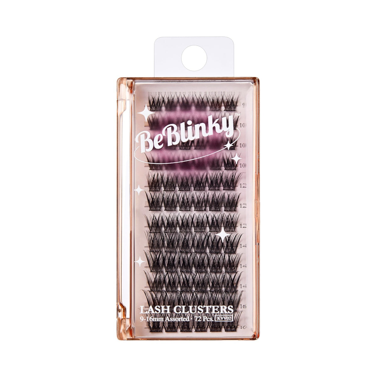 False Eyelash Extension Kit 72 Clusters for Natural & Glam Looks