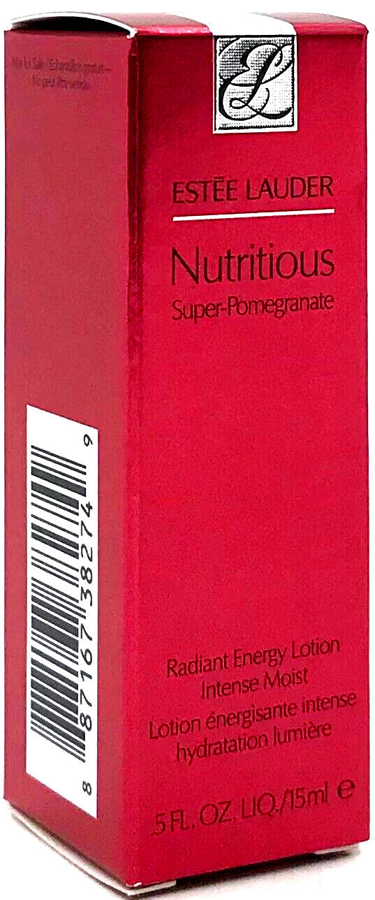 Estée Lauder Nutritious Super-Pomegranate Radiant Energy Lotion - Travel Size 0.5 Oz