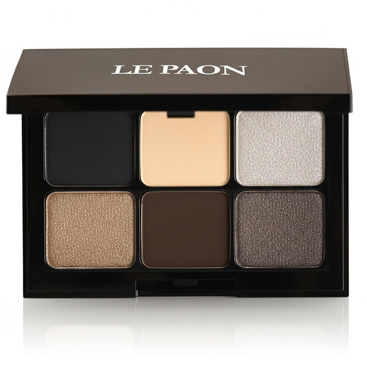 6-Color Eyeshadow Palette with Matte & Shimmer Shades - Smoky Nights