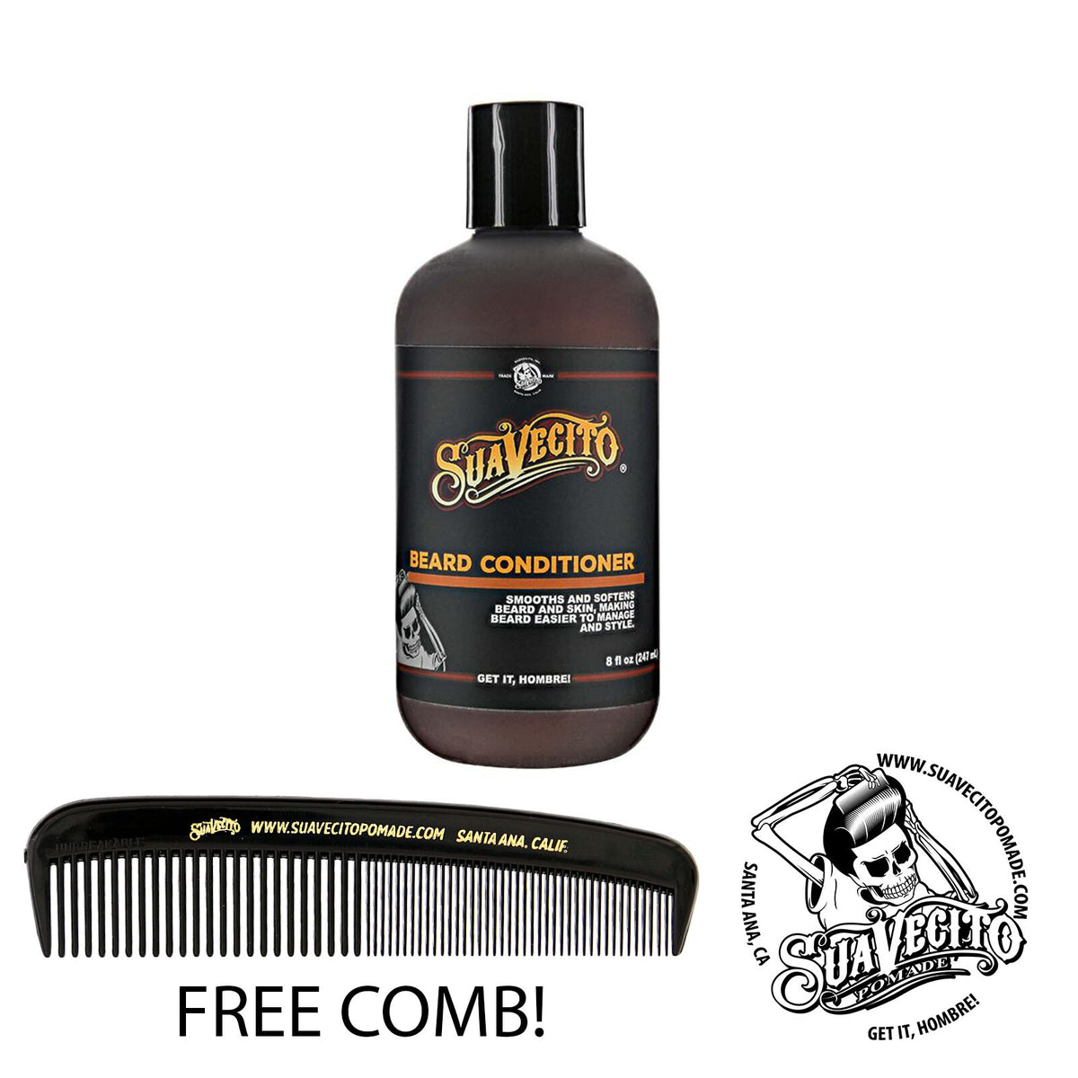 Beard Conditioner with Nourishing Oils - Softens & Defines Facial Hair, 8 oz