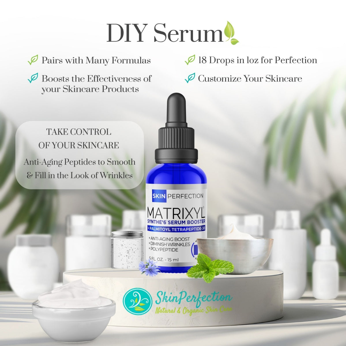 DIY Skin Care Serum Additive - Matrixyl Synthe 6 Wrinkle Filler for Fine Lines