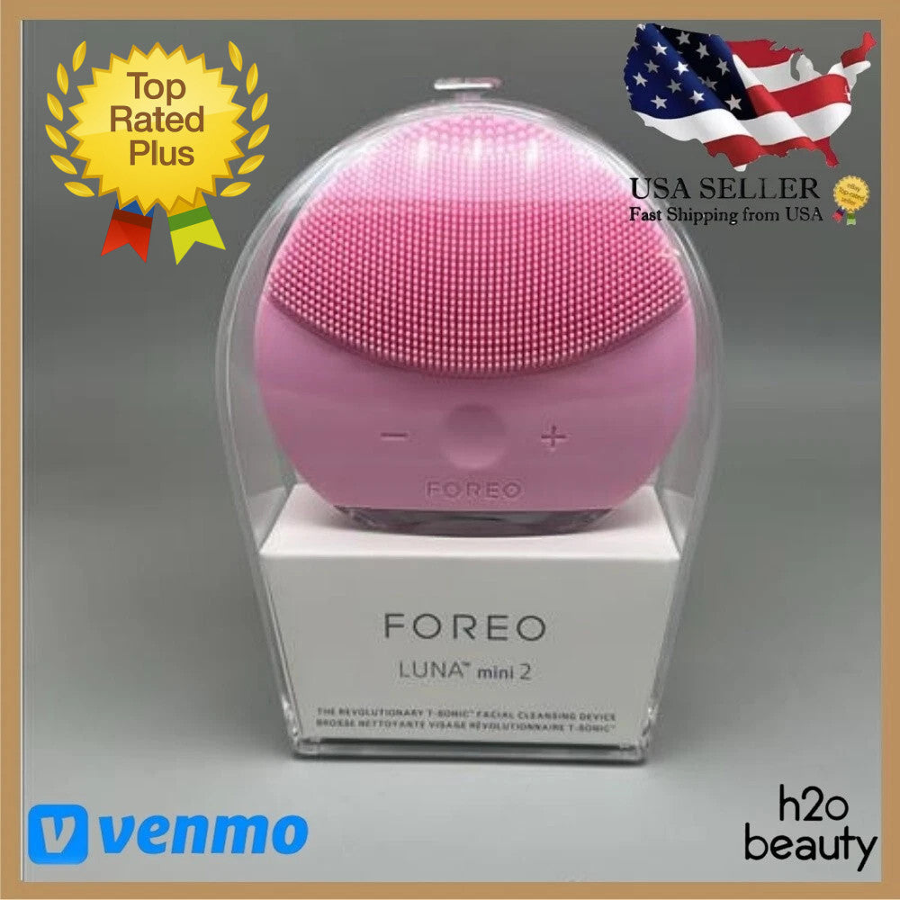 Foreo Luna Mini 2 Facial Cleansing Brush Pearl Pink - Deep Skin Cleansing