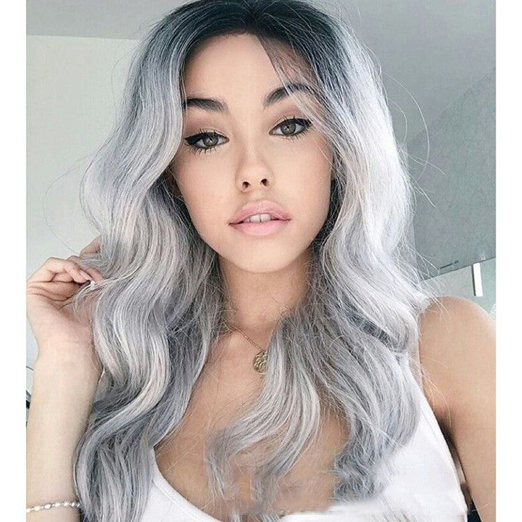Long Wavy Synthetic Wig 26 Inches Heat-Resistant Hairpiece for Women - Multi Color