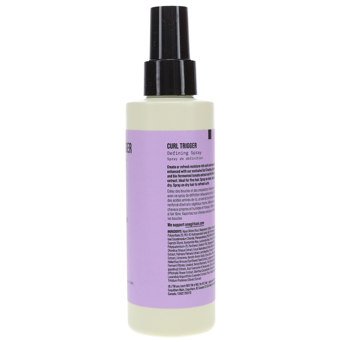 Curl Defining Spray for Curly Hair - Strong Hold, 5 oz