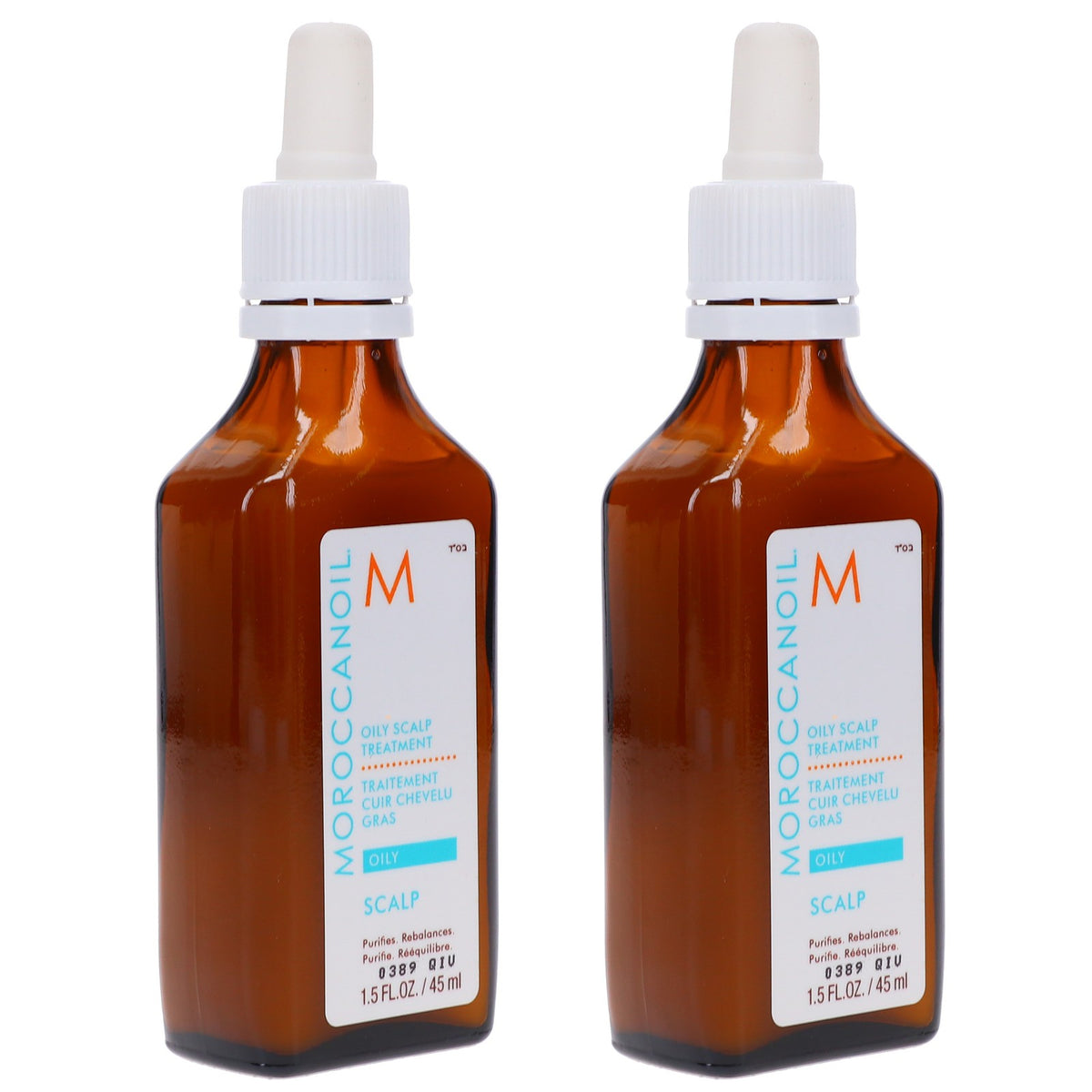 Oily Scalp Hair Treatment 1.5 oz - 2 Pack for Dandruff & Excess Oil Control