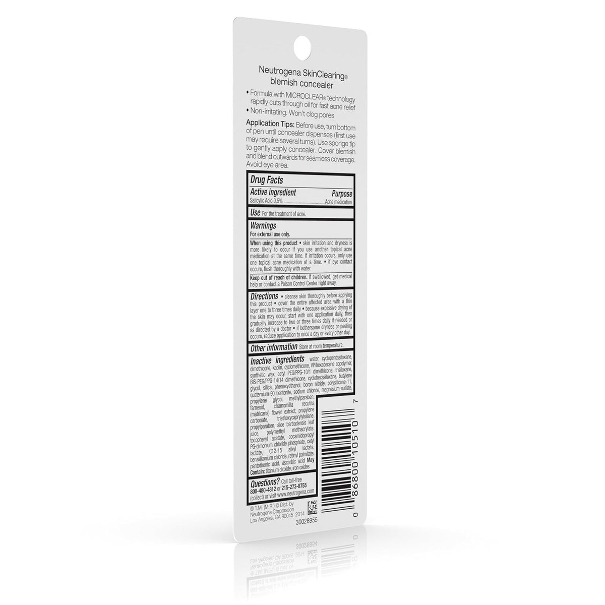 Acne-Fighting Concealer with Salicylic Acid - Natural Cover-Up for Blemishes
