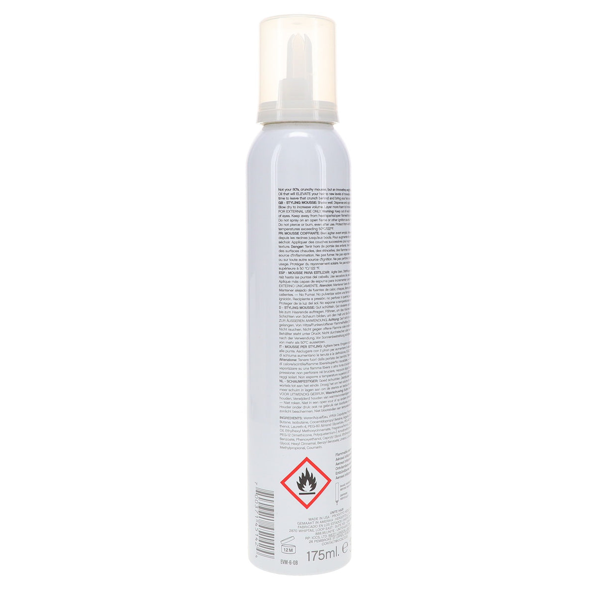 Hair Volumizing Mousse Foam - Weightless Lift & Shine, 6 oz