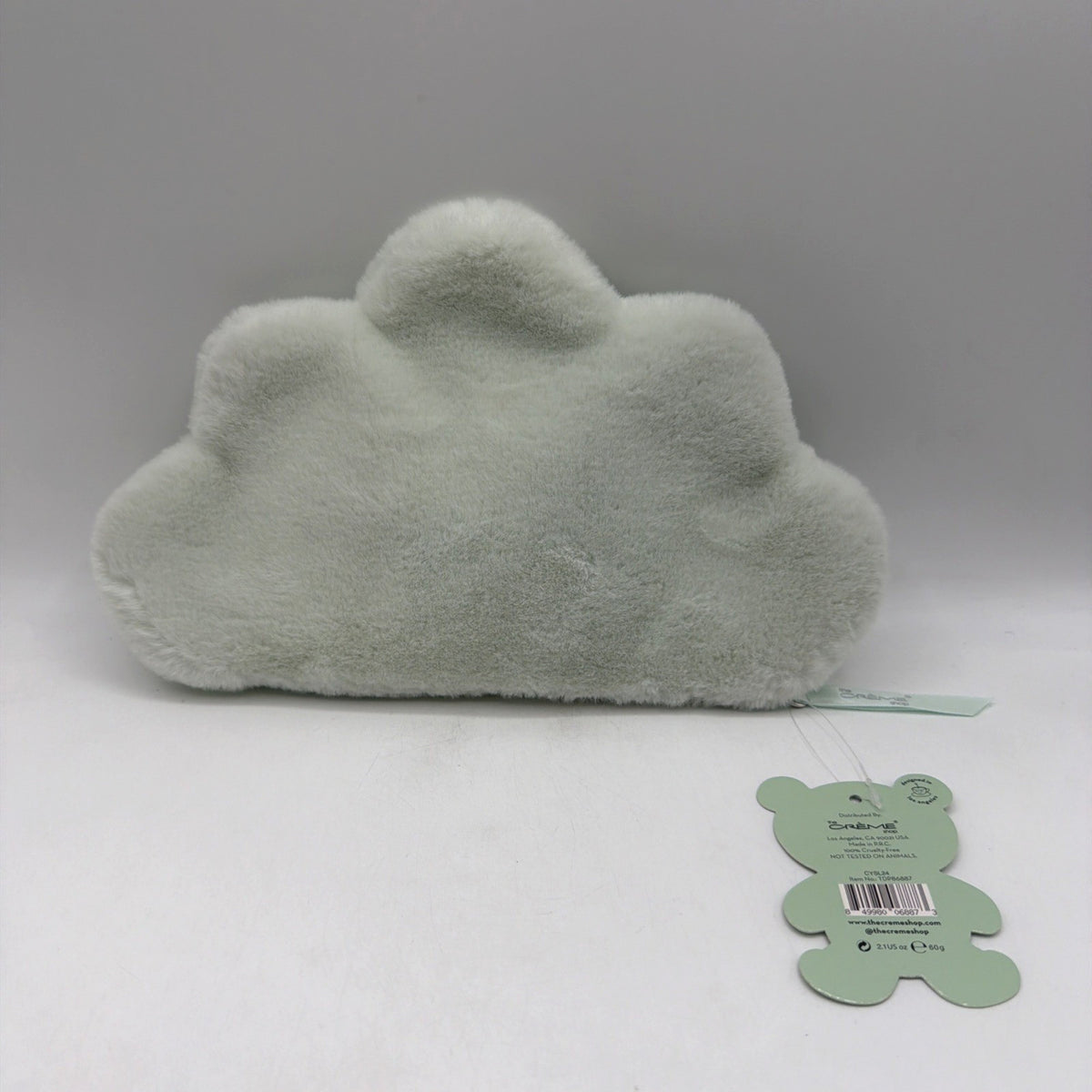 Plush Teddy Bag Makeup Pouch Cloud Design Small Cosmetic Bag