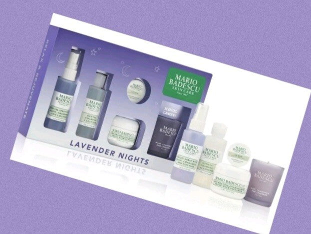 Lavender Nights Skin Care Set - Moisturizer and Serum Collection
