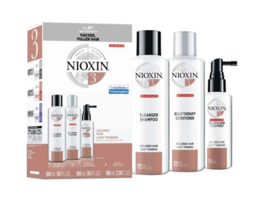 Nioxin Hair System Shampoo, Conditioner & Treatment Kit