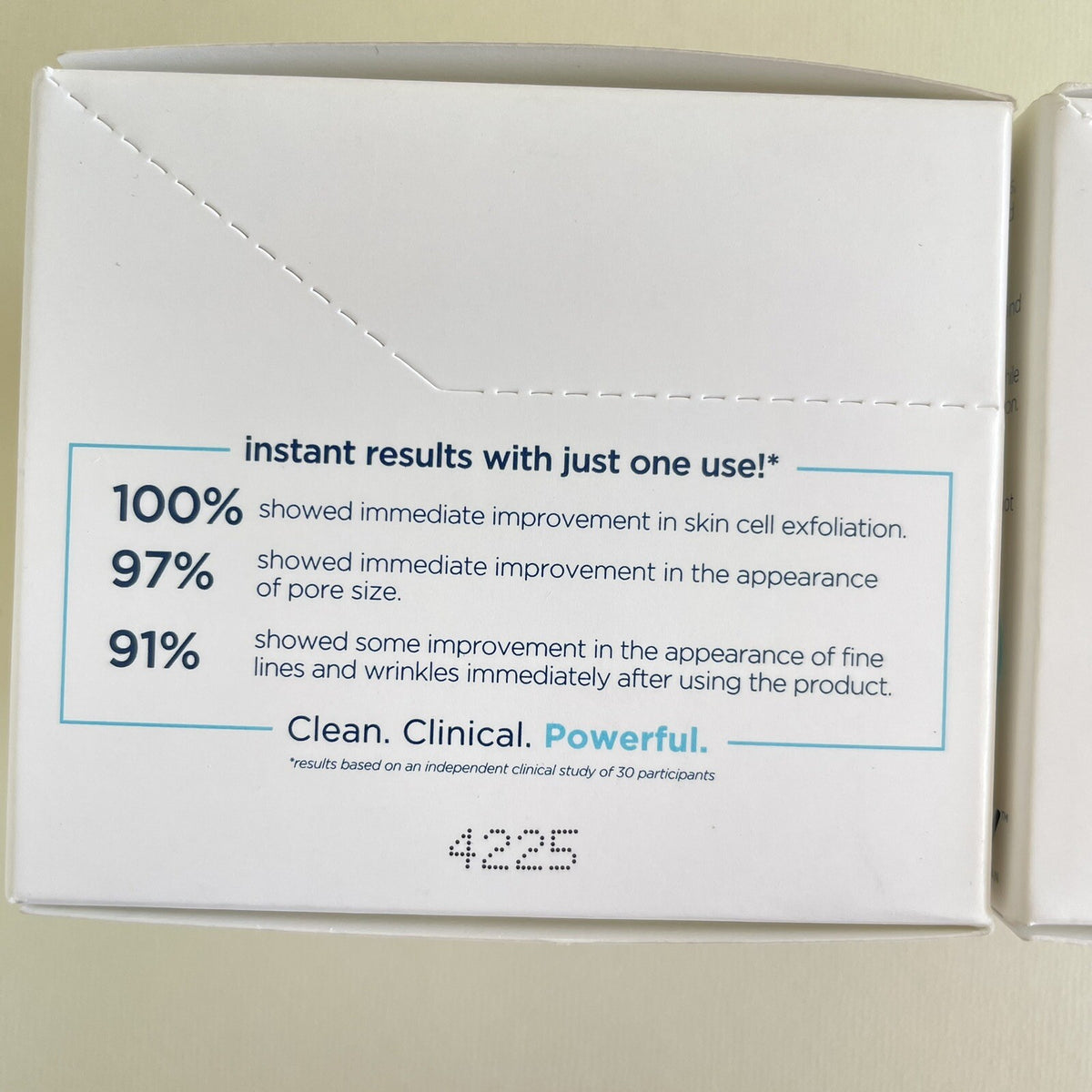 PowerGlow Peel Exfoliating Facial Treatment, 60 Count