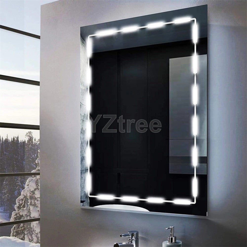 10ft LED White Dimmable Vanity Mirror Strip Light Kit for Makeup & Decor