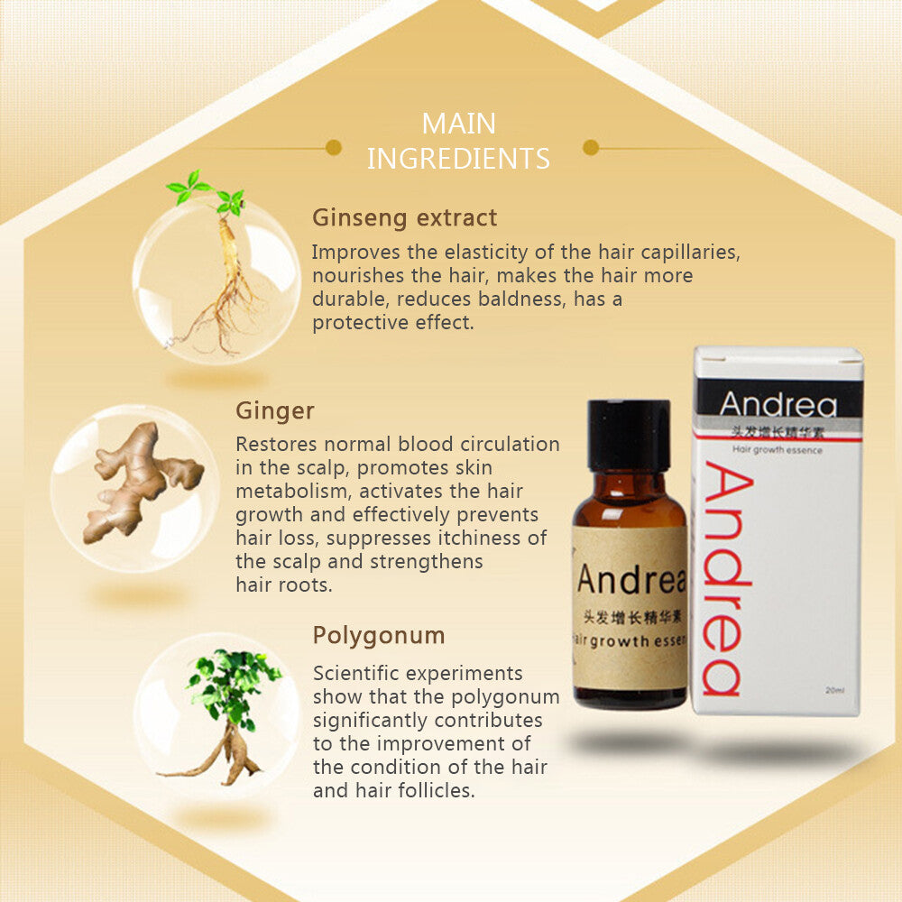 Natural Hair Loss Treatment Oil - Stop Hair Fall, Restore Volume