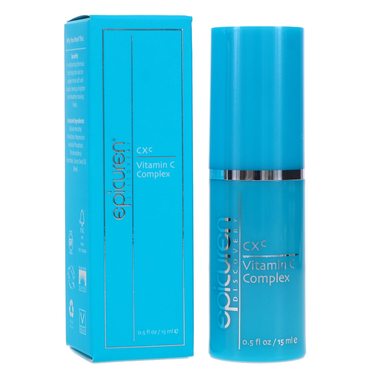 Vitamin C Serum - Brightening Skin Care 0.5 oz - Anti-Aging