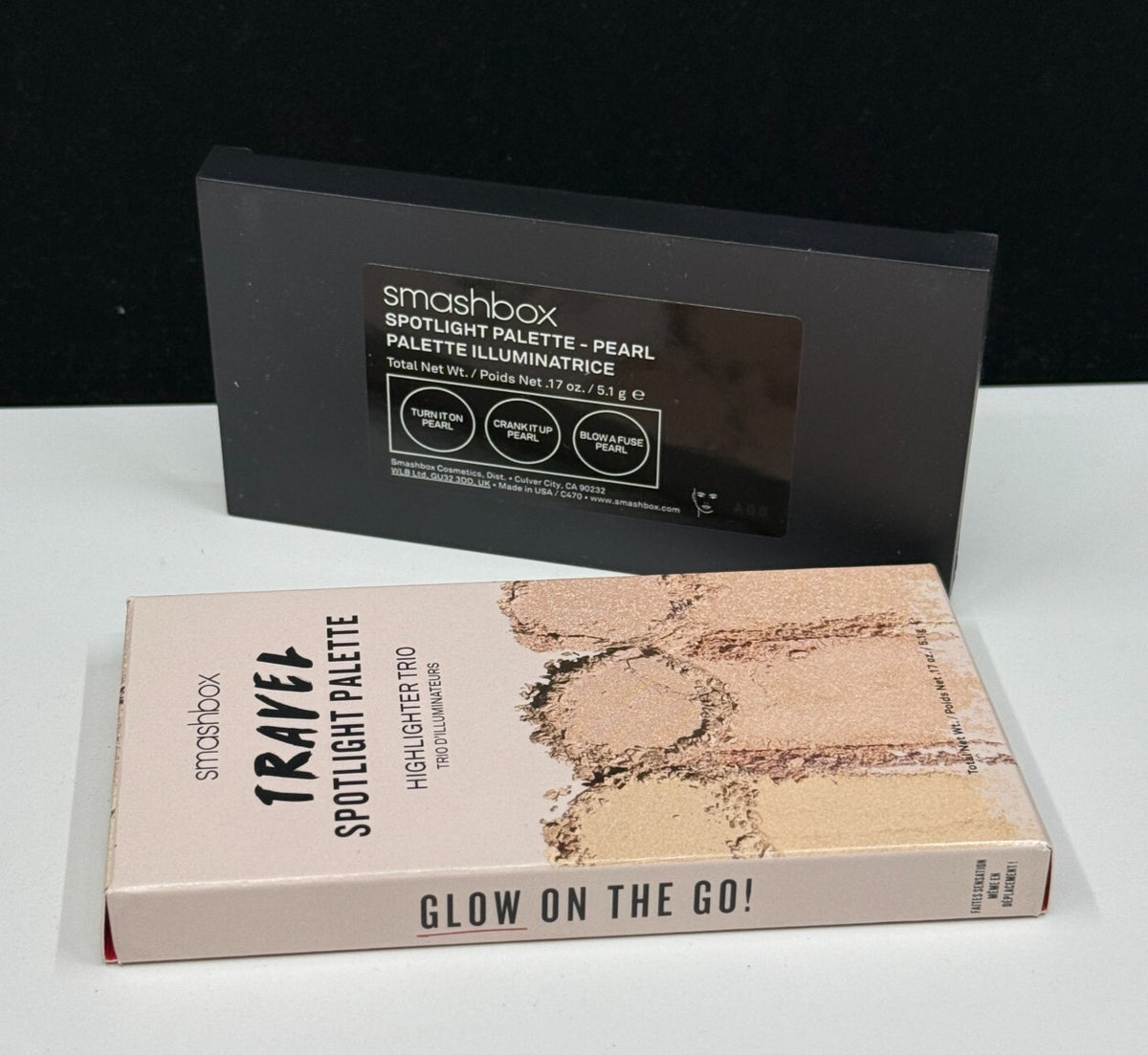 Travel Makeup Palette - Highlighter Trio 0.17 oz, Cruelty-Free & New