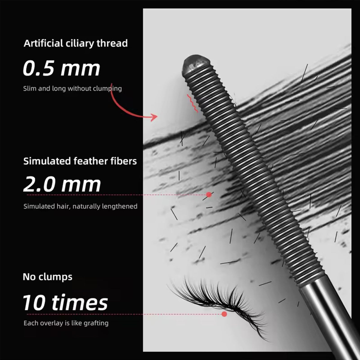 Waterproof Metal Eyelash Curler Tool with Precision Brush - 2 Pack