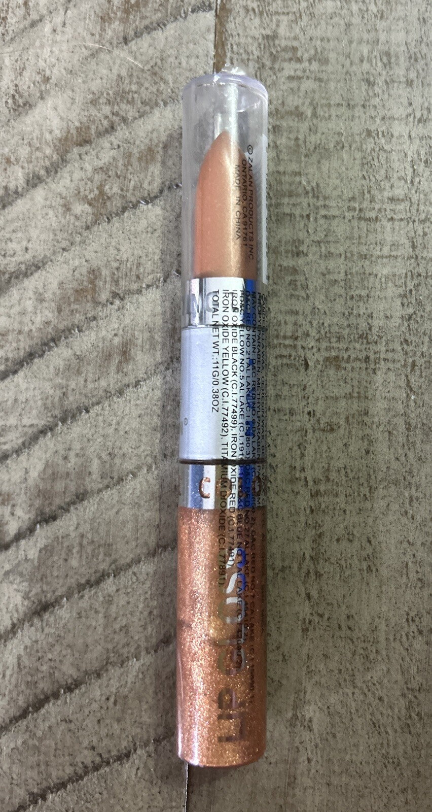Long Wearing Lipstick & Gloss Duo - Golden Amber Shimmer