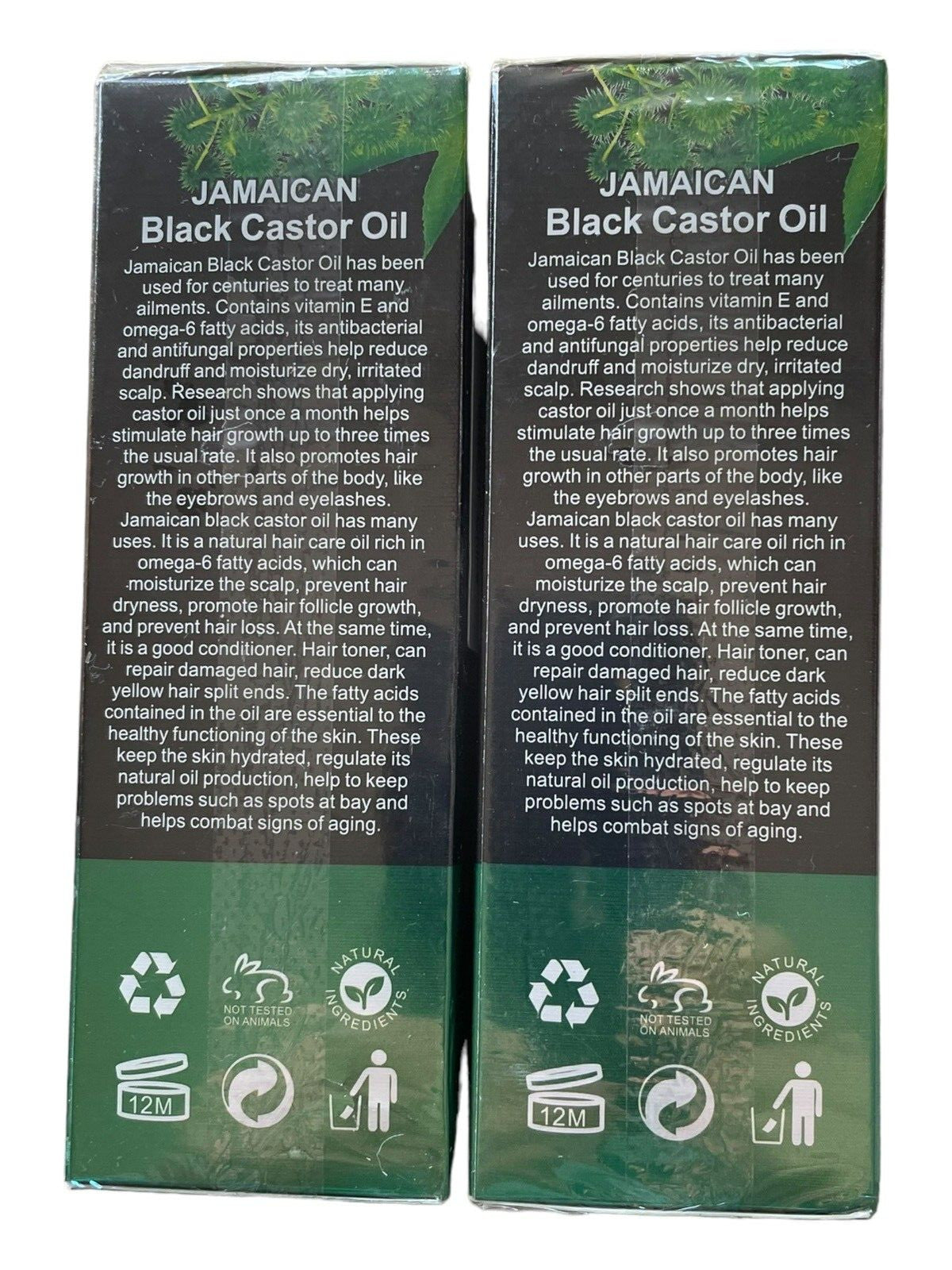 Pure Jamaican Black Castor Oil - 4.04 oz, Cold Pressed, Vegan & Cruelty-Free