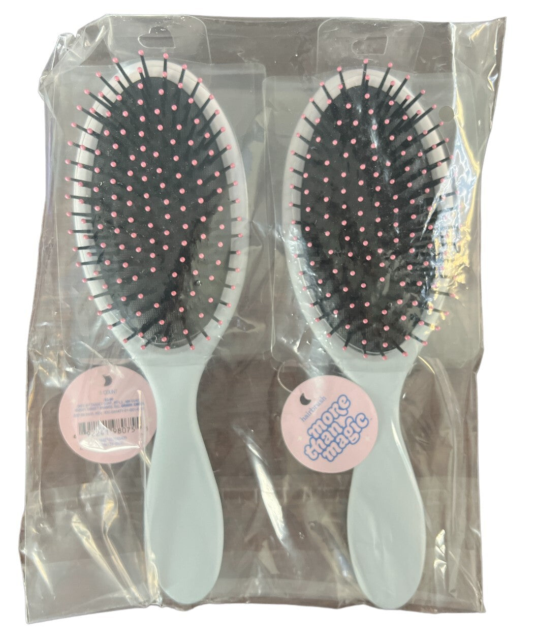 Kids Monogram Hair Brush Set - Initial P, 2 Pack for Children