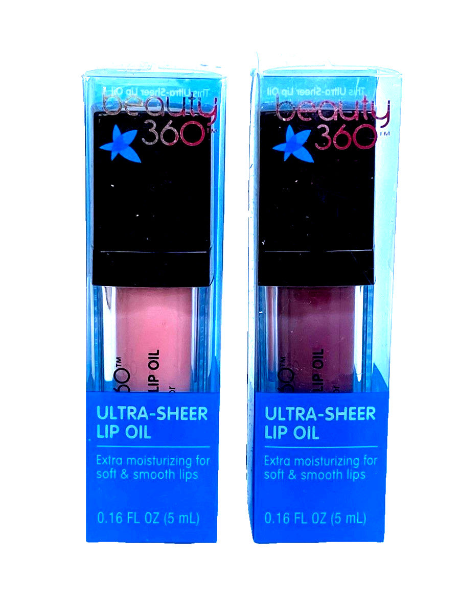 Lip Oil Duo - Moisturizing Pink and Wine Berry Lip Treatment Set