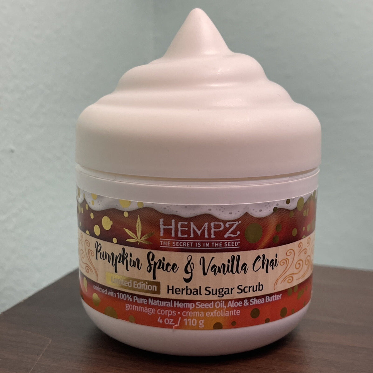 Hempz Pumpkin Spice & Vanilla Chai Herbal Sugar Scrub Fall 2023