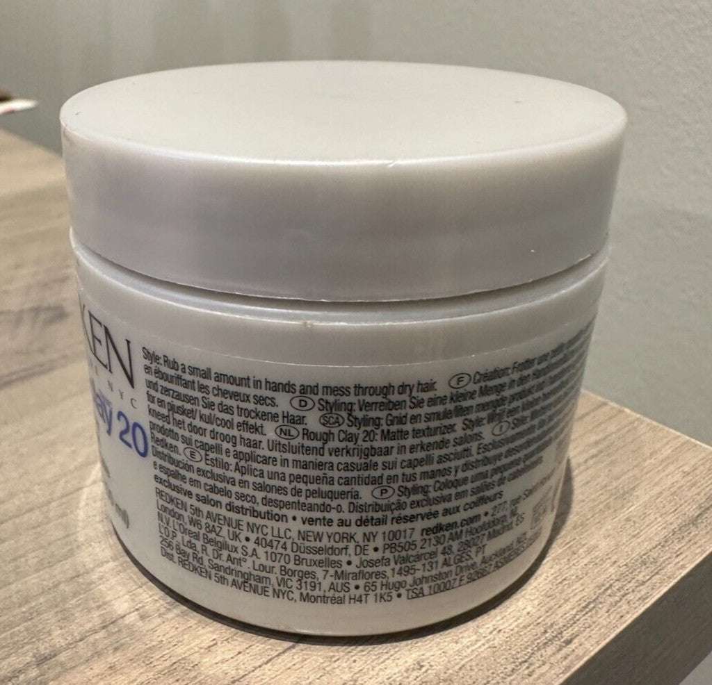 Redken 20 Rough Clay Matte Texturizer - 1.7 oz Hair Styling Product