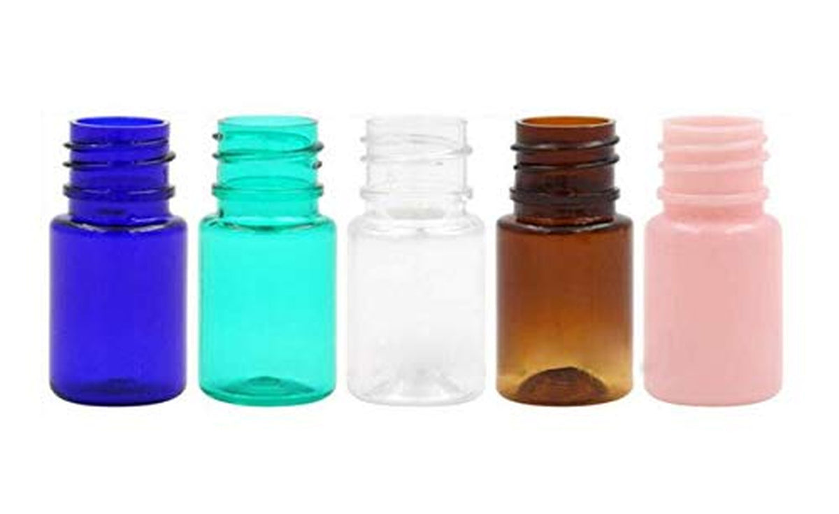 12 Pack Portable 5ml Plastic Nasal Spray Bottles - Refillable Fine Mist
