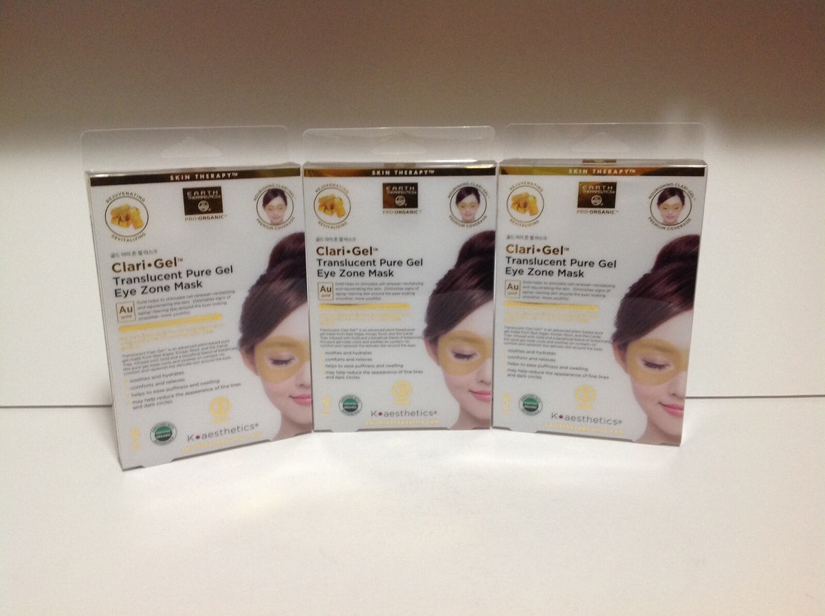 ClariGel Translucent Pure Gel Eye Mask - 3 Pack (9 Masks)