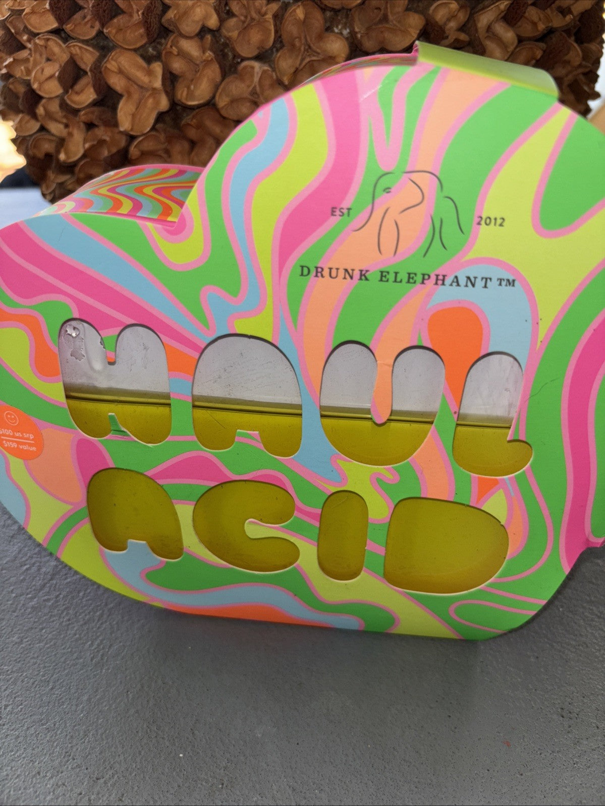 Drunk Elephant Haul Acid Skincare Kit - Authentic & Discolored Box