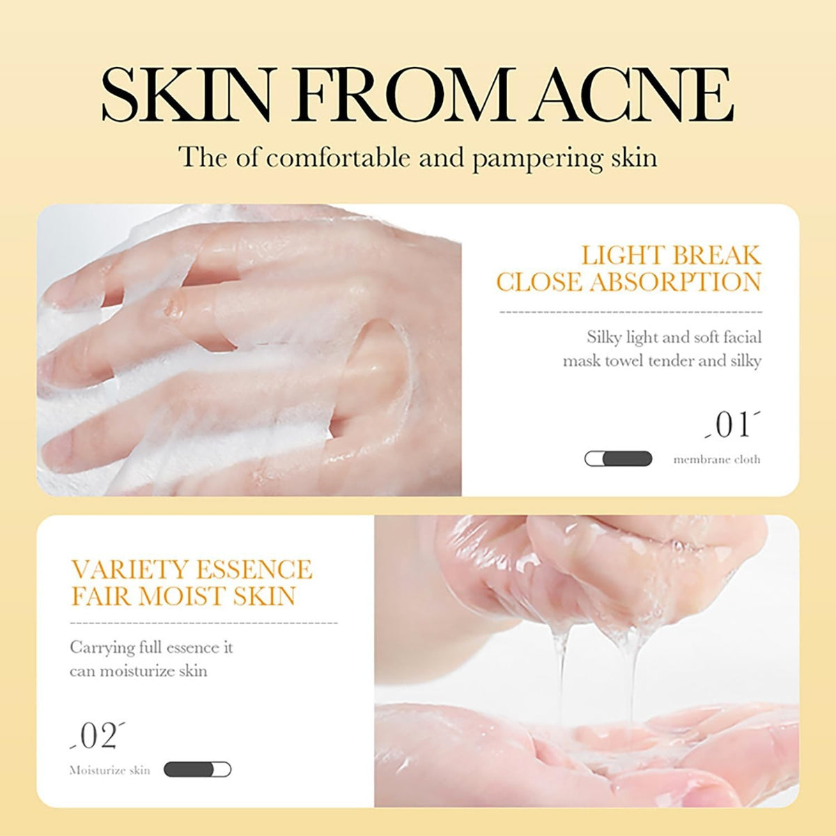 Manuka Honey Facial Mask with Vitamin E - 25g x 5 Pack