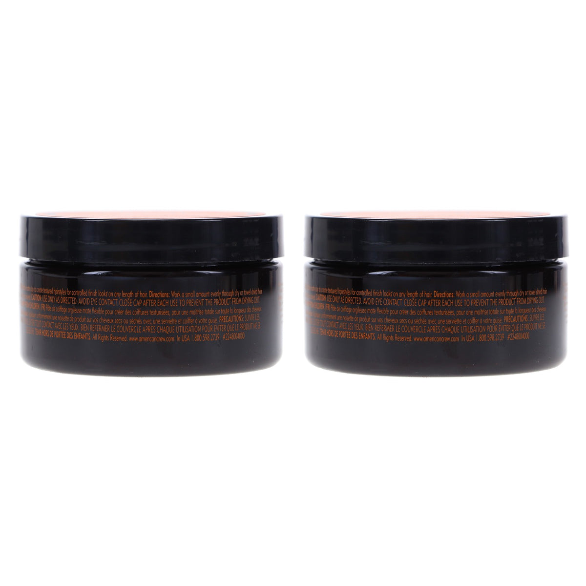 Men's Matte Hair Clay 3 oz - 2 Pack for All-Day Hold and Texture