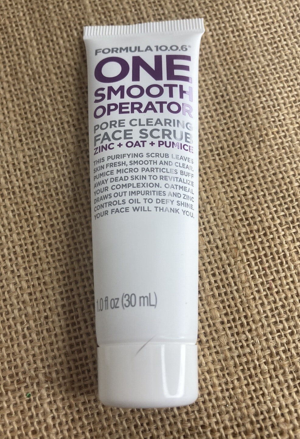 Pore Clearing Face Scrub for Smooth Skin - Travel Size Facial Exfoliant