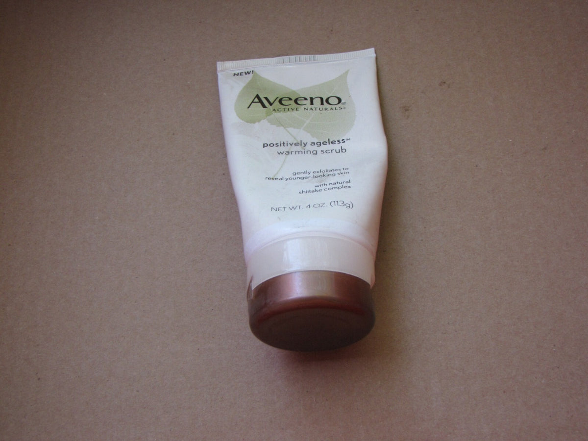 1 NEW AVEENO ACTIVE NATURALS WARMING SCRUB 4 OZ DISCONTINUED VERY RARE