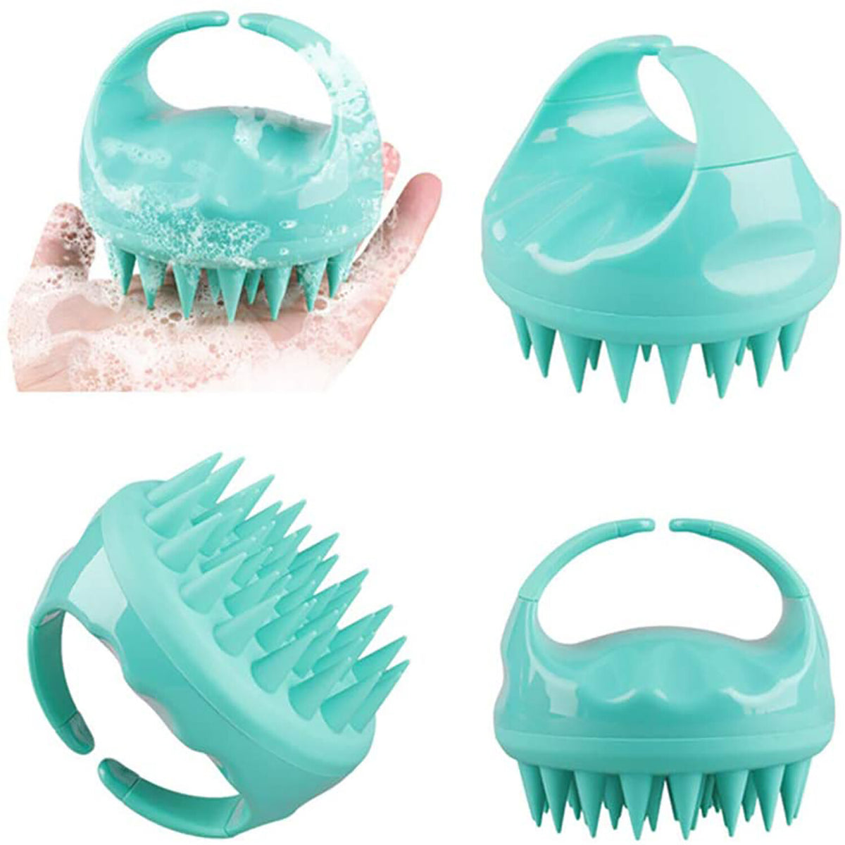 Scalp Massager Brush 2 Pack - Hair Shampoo & Deep Scalp Relief
